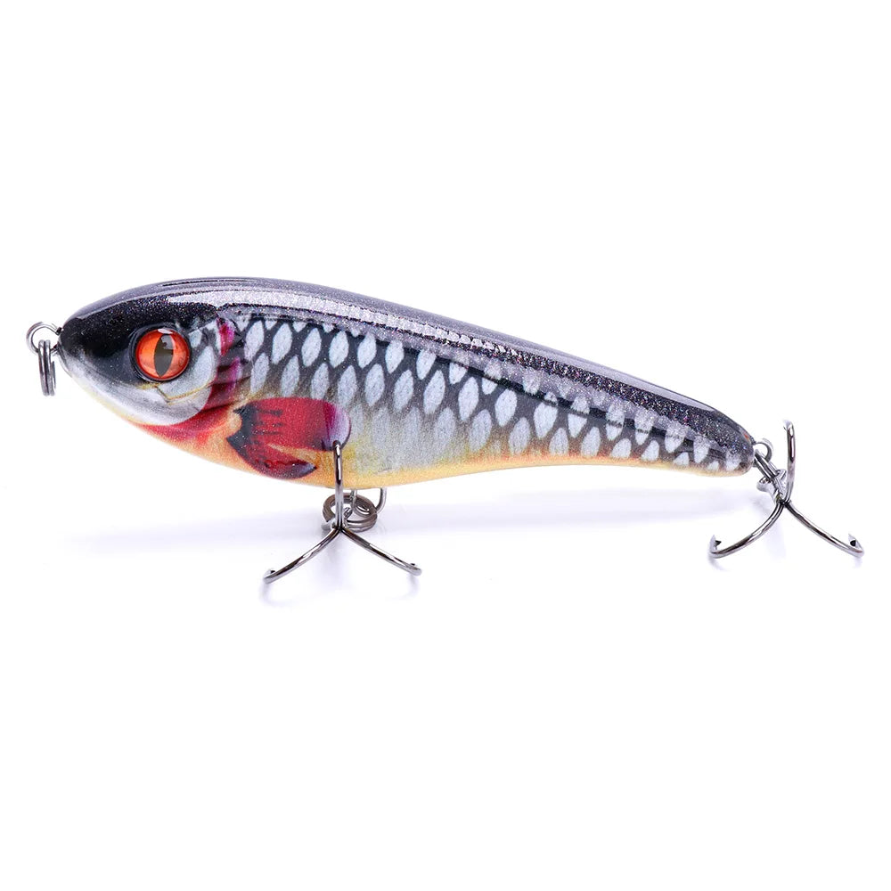Leurre Jerkbait VIB Coulant TREHOOK 21g 9cm — Brochet Bar Sandre