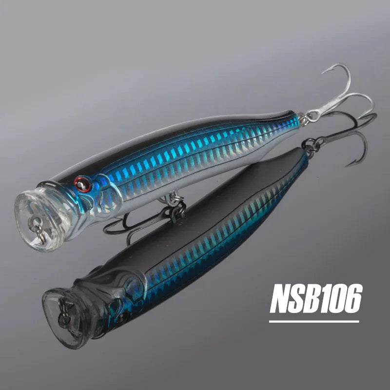 Leurre Popper Topwater Noeby — Bar Thon Mer & Eau Douce
