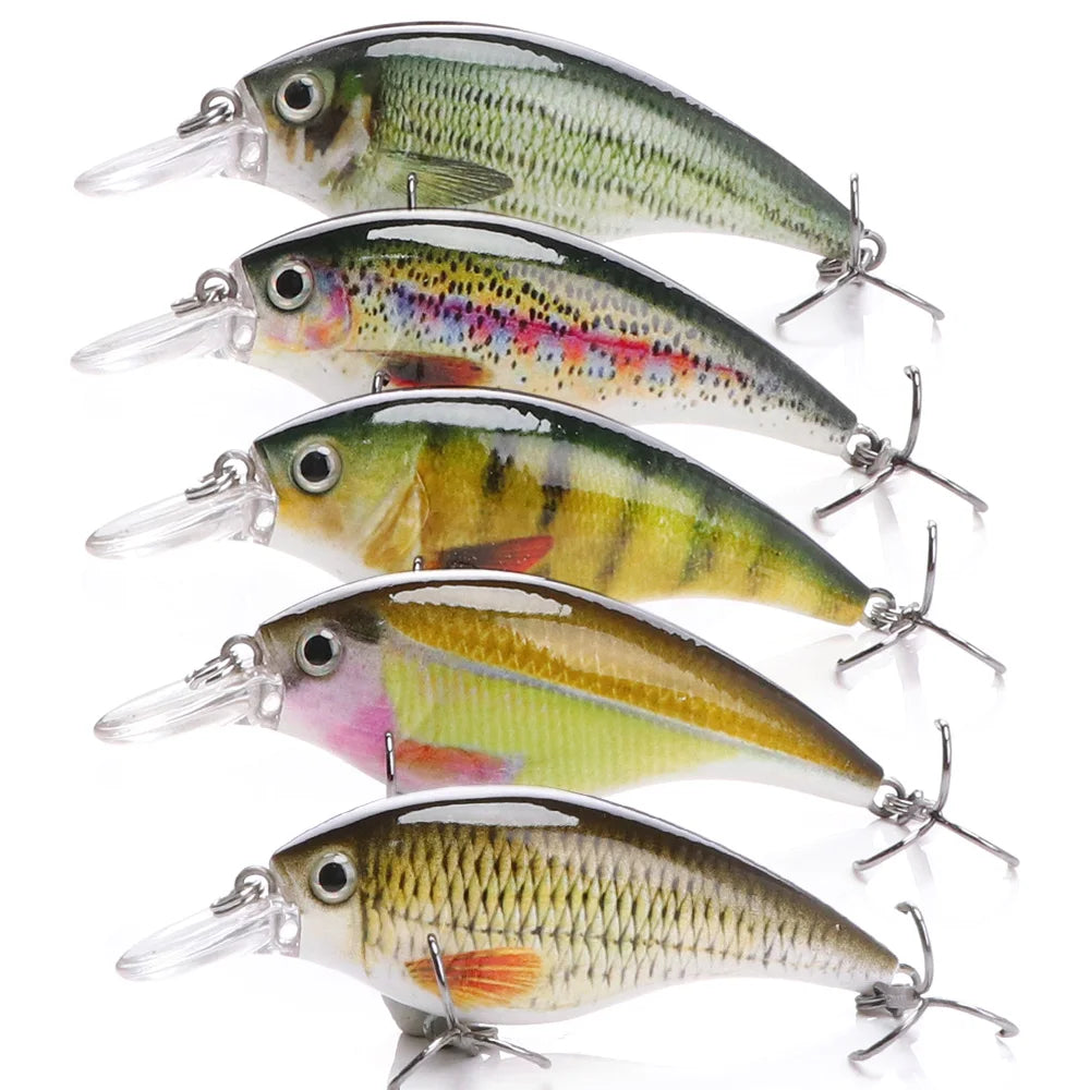 Leurre Rigide Wobbler TREHOOK | Crankbait Bar & Truite — 60mm/70mm