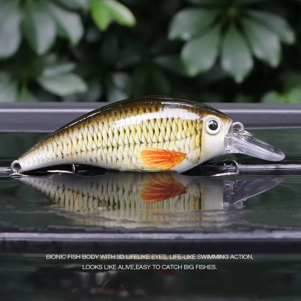 Leurre Rigide Wobbler TREHOOK | Crankbait Bar & Truite — 60mm/70mm