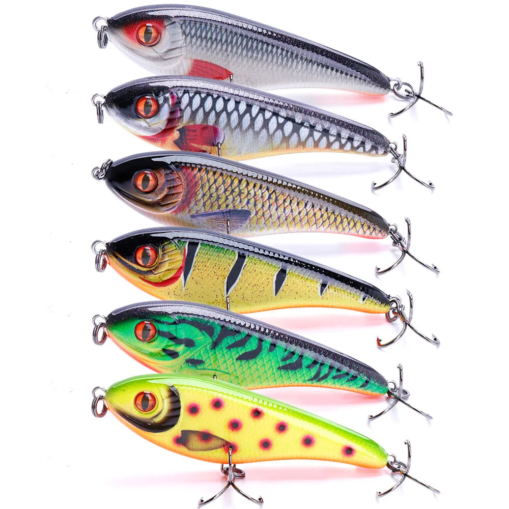 Leurre Jerkbait VIB Coulant TREHOOK 21g 9cm — Brochet Bar Sandre