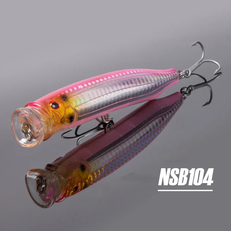 Leurre Popper Topwater Noeby — Bar Thon Mer & Eau Douce