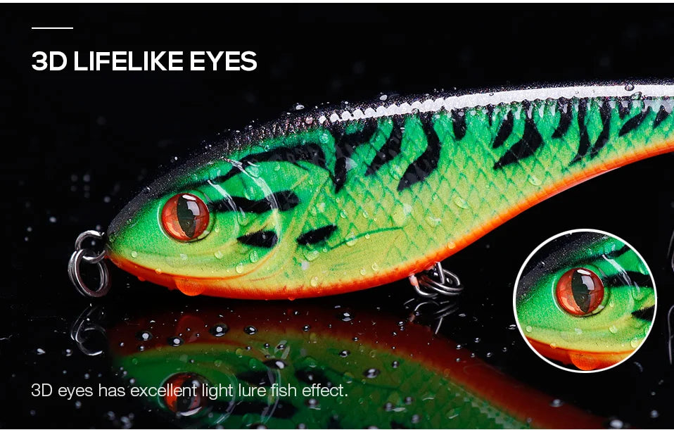 Leurre Jerkbait VIB Coulant TREHOOK 21g 9cm — Brochet Bar Sandre