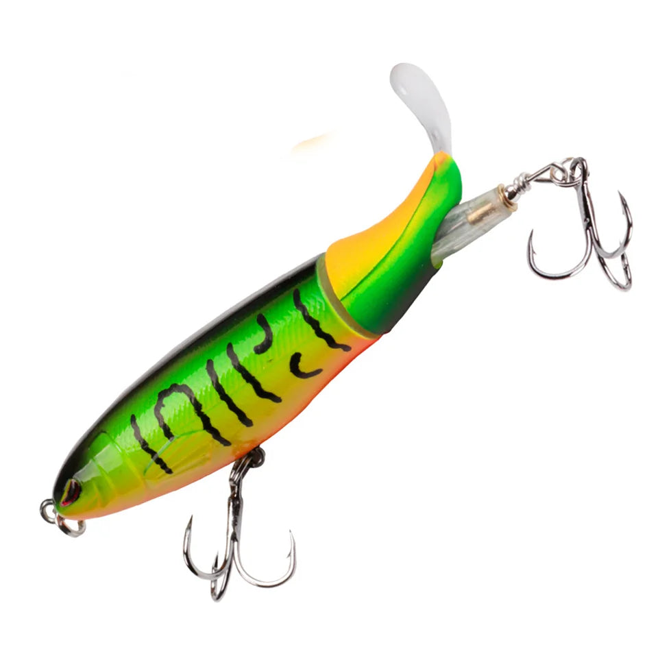 Leurre Topwater Queue Rotative — Brochet Perche Sandre
