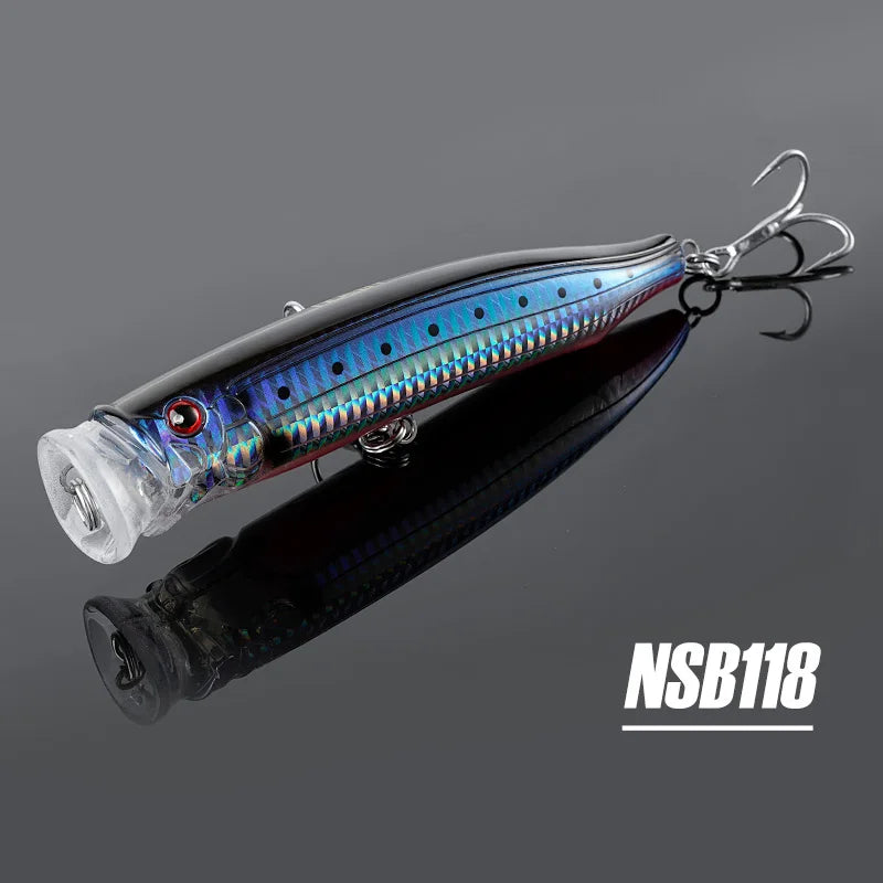 Leurre Popper Topwater Noeby — Bar Thon Mer & Eau Douce