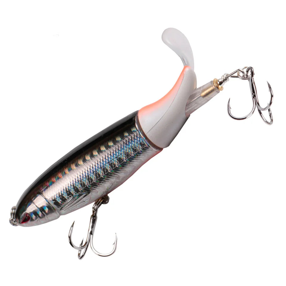 Leurre Topwater Queue Rotative — Brochet Perche Sandre