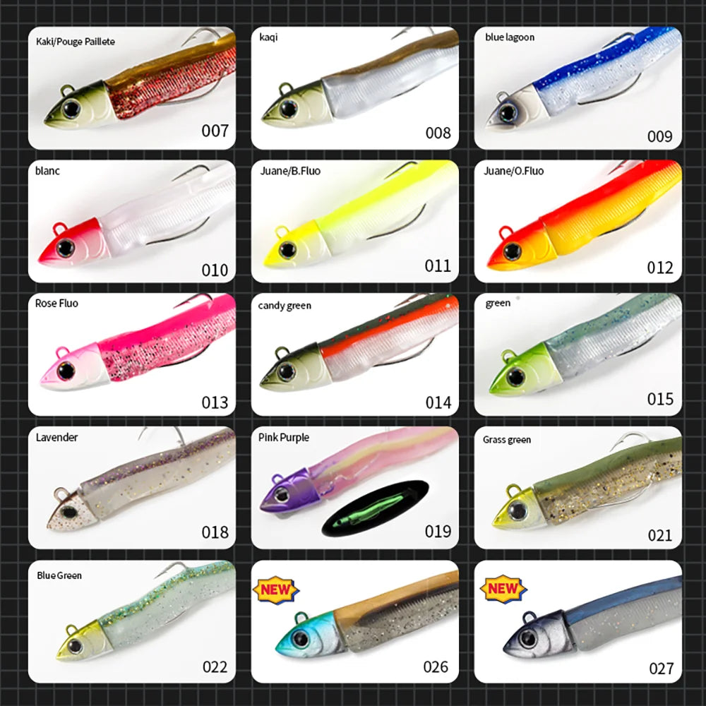 Hunthouse Barre T. Minnow 7g/12g/25g/40g/60g/90g/120g Easy Shiner Soft Fishing Lure Jig Bait Bass Pike Fishing Leurre Souple
