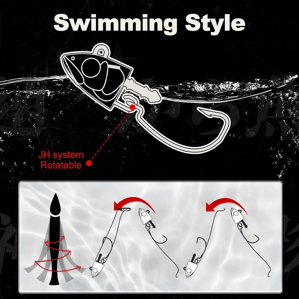 Hunthouse Barre T. Minnow 7g/12g/25g/40g/60g/90g/120g Easy Shiner Soft Fishing Lure Jig Bait Bass Pike Fishing Leurre Souple