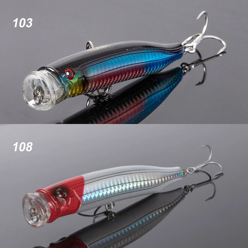 Leurre Popper Topwater Noeby — Bar Thon Mer & Eau Douce