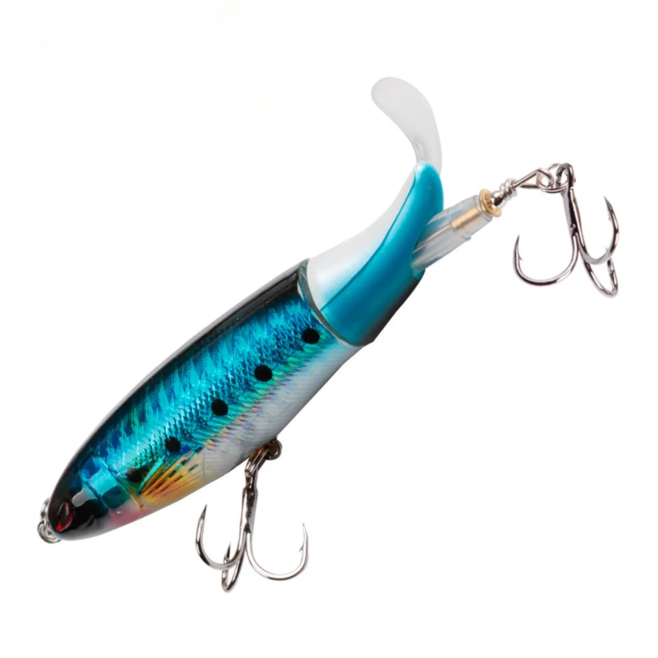 Leurre Topwater Queue Rotative — Brochet Perche Sandre
