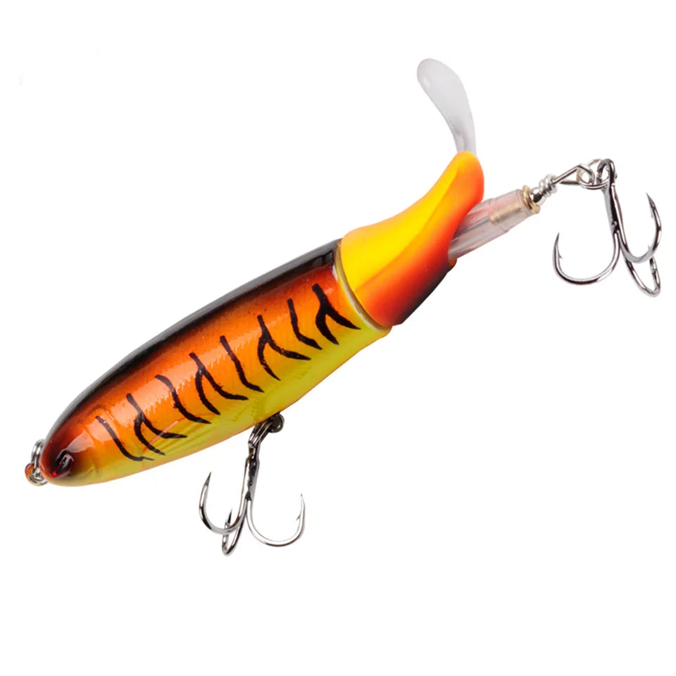 Leurre Topwater Queue Rotative — Brochet Perche Sandre